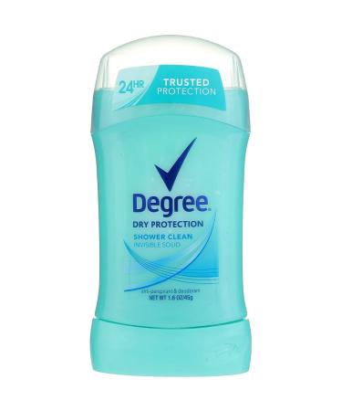 Degree Shower Clean Dry Protection Antiperspirant Deodorant Stick 1.6 oz - Blue - Buy Online on SooperMarket.com