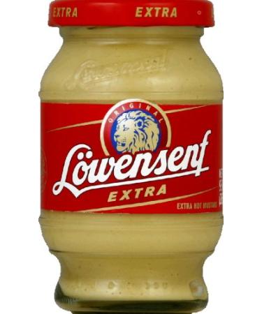 L wensenf Extra Mustard German Xhot 9.3 Oz(pack of 3)