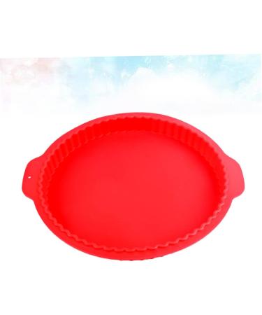 MAGICLULU 1pc Silicone Baking Bread Baking Pan Round Cookie Cookie Cutters Silicone Molds Cake Shop Muffin Top Pans Silicone Mold for Cake Round Cake Pans Chocolate Birthday Cake 31 X28.5CM Red - Buy Online on SooperMarket.com
