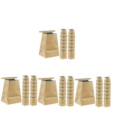 Car Trash Bag 60 Pcs Vomit Bag Light Brown Travel Kraft Paper Mini Trash Bags