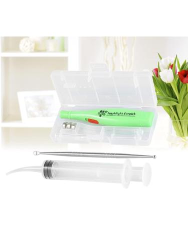 Stainless Steel Ear Wax Removal Tool with LED Light - Adult Ear Cleaner Kit (Random Color) - Buy Online on SooperMarket.com