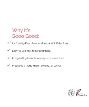 Elizabeth Mott Thank Me Later Setting Spray for Oily Skin - Cruelty Free, Weightless & Long-Lasting Matte Finish - 95ml - Buy Online on SooperMarket.com
