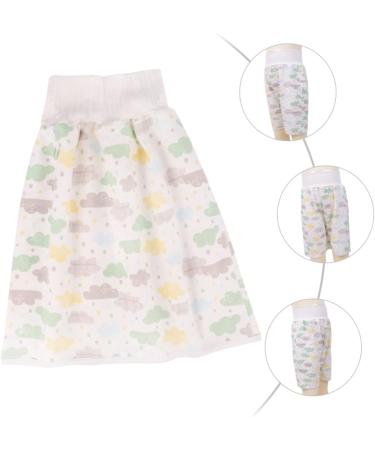 iBasenice 1pc Diaper Skirt: Anti-Leak, High-Waisted, Reusable Nappy Pants for Toddler - Green - Buy Online on SooperMarket.com