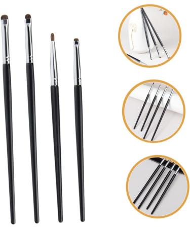 HAPINARY 4pcs Eye Shadow Brush Set Eyeshadow Brush Eye Precision Brush Small Eyeliner Brush Hair - Buy Online on SooperMarket.com