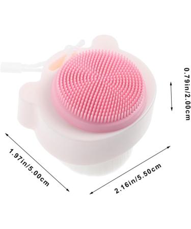 Gogogmee Soft Bristle Facial Cleansing Brush Silicone Face Brush Exfoliating Brush Shower Body Scrubber Face Scrubber Men Face Scrubber Brush Silicone Brush Cleanse Exfoliator Bath Brush - Buy Online on SooperMarket.com