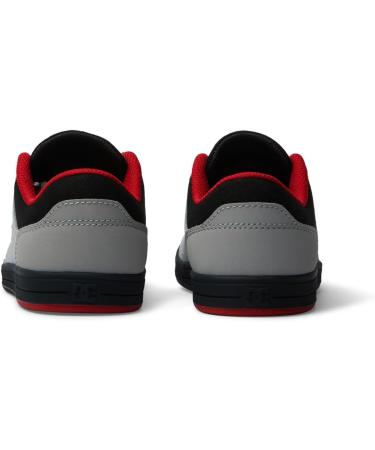 DC Shoes Boys Crisis 2 Sneaker - Grey Red | Size 39 EU | Stylish & Durable International Shipping - Buy Online on SooperMarket.com
