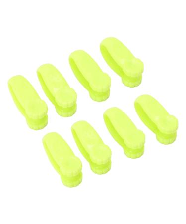 Hand Acupoint Clips 8 Practical Plastic Acupressure Hand Clips for Headaches (Green)