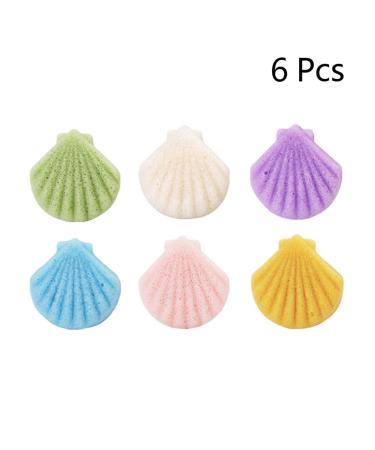 FRCOLOR Natural Konjac Facial Sponge Set - 6pcs Face Cleansing Puffs for Gentle Cleansing - Buy Online on SooperMarket.com