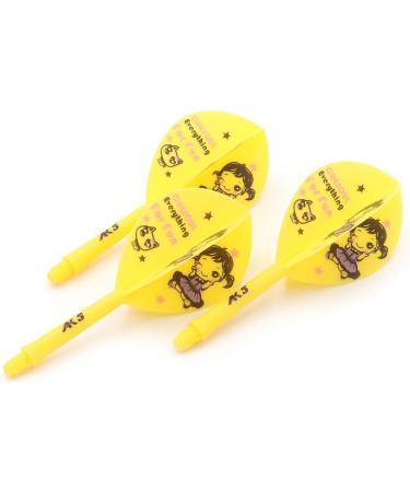 CUESOUL ROST Integrated Dart Shaft and Flights - Set of 3 pcs, Black Scorpion, Pear-Teardrop Shape - Buy Online on SooperMarket.com