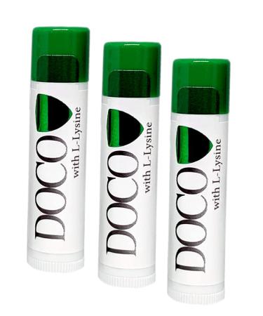 DocoShield Lip Balm w/Docosanol and Lysine (3-Pack)