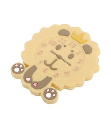 Cartoon Animal Alarm Clock Teething Toy for Babies - BPA Free Silicone Chew Toy - Buy Online on SooperMarket.com