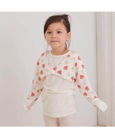 Edenswear Zinc-Infused Flip Mitten Sleeves for Kids with Eczema - 24 Month Strawberry - Wet Wrap Therapy - Buy Online on SooperMarket.com