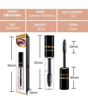 Transparent Waterproof Eyebrow Gel for Long-Lasting Styling | MIESCHER Eyebrow Wax - Buy Online on SooperMarket.com