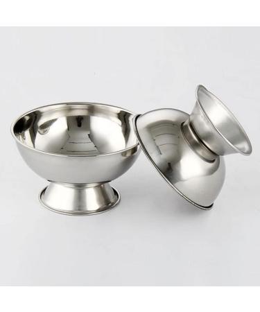 Premium Tall Metal Shaving Bowl for Men | Reusable Shaving Accessory & Soap Cup | Perfect Shaving Supplies - Buy Online on SooperMarket.com