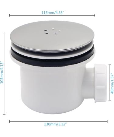 Convenient & Shower Trap Shower Waste Trap Shower Trap Plastic for All Standard Shower Trays Shower Drain - Buy Online on SooperMarket.com