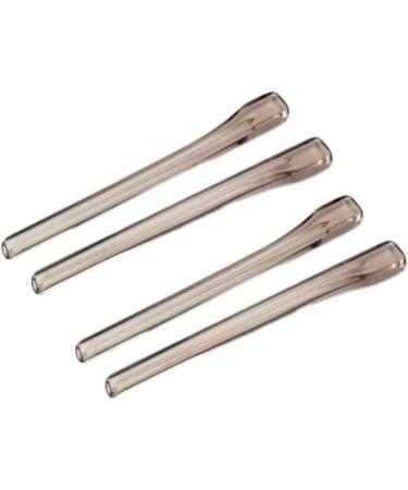 Replacement Glasses End Tips & Accessories - Light Brown Transparent 2 Pairs for Thin Metal Legs - Buy Online on SooperMarket.com