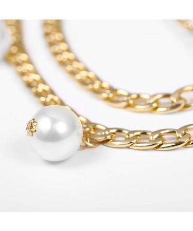 Xerling Big Pearl Waist Chain for Women - Bohemian Statement Belly Chain - Buy Online on SooperMarket.com