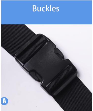 Wheelchair Safety Belt Adjustable Chest Cross Restraint Strap Accessories for Elderly and Disabled - Buy Online on SooperMarket.com