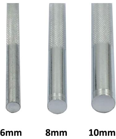 Durable 7 pcs Metal Domed Rivet Fixing Setting Tool for Spike Rivets - Rivet Setter Kit - Buy Online on SooperMarket.com