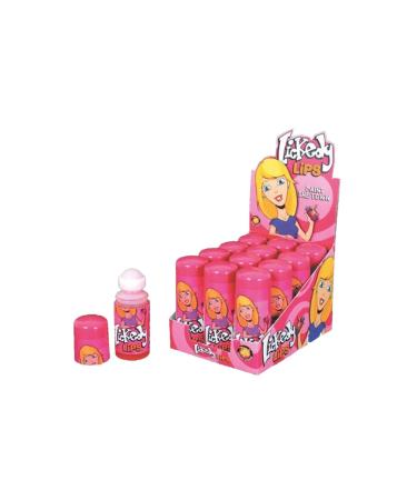 Freekee Lickedy Lips | Tongue roller with fruit-flavored liquid candy | 12 tongue rollers in a tray | Pack of 1 (12 x 80 g)