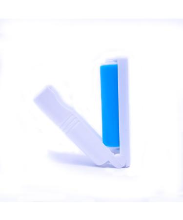 HQ Mini Washable Lint Roller - Best Tool for Keeping Clothes and Furniture Flawlessly Clean (Blue)