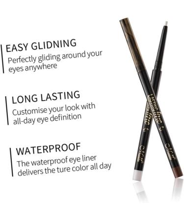 WOONEKY Women Makeup Eyeliner Waterproof Eye Liner Eye Pencil Eyebrow Pencil - Buy Online on SooperMarket.com