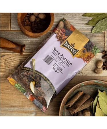 Natco Foods Whole Star Aniseed Anise 100g - Chilli Wizards