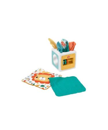 Fisher-Price 2-in-1 Baby Wipes Box - Sensory toy for fine motor skills and sensory development for children from 3 months HML64