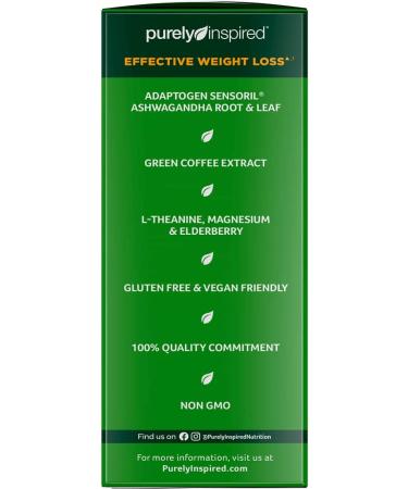Purely Inspired Adaptogen + Lean - 60 Capsules for Weight Management & Stress Relief - Buy Online on SooperMarket.com