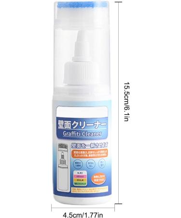 Graffiti Remover Odorless Graffiti Spray Paint Remover with Sponge Brush Wall Graffiti Cleaner Easily Cover Up Graffiti & Stains for Wall Glass Floor Single Attribute - Buy Online on SooperMarket.com