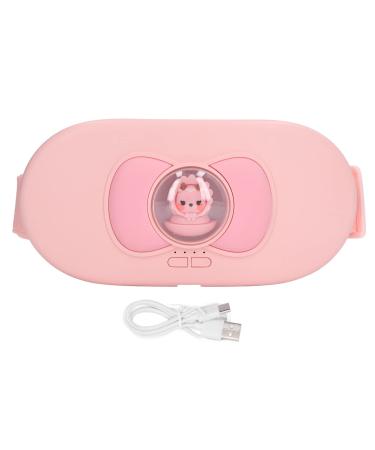 Portable Cordless Menstrual Heating Pad Fast Heating Pad with 4 Heat Levels and 6 Massage Modes for Women and Girls