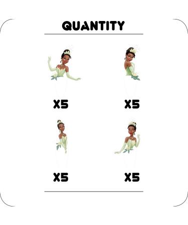 Princess Tiana Cupcake Toppers - Girl Party Supplies and Favors - Buy Online on SooperMarket.com