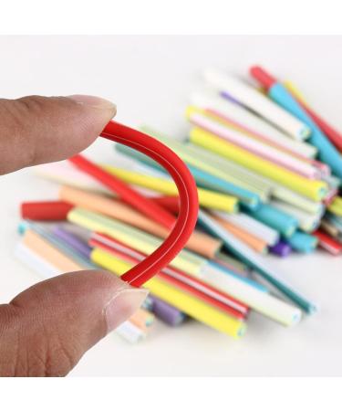 Pack Of 50 Cute Nail Art Canes Sticks Manicure Canes 3D Fruit Pattern Slices Perfect For Diy Crafts Cellphone Decoration Nail Art Decoration(Fruit) - Buy Online on SooperMarket.com