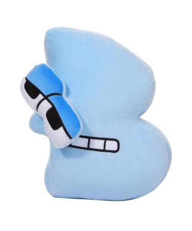 Alphabet Lore Plush Animal Toys Cartoon Cute Funny Educational Letter Stuffed Doll Development for Gift Giving Fans for Kids and Adults Christmas Stocking Stuffers Birthday Supplies for Boys Girls (B)
