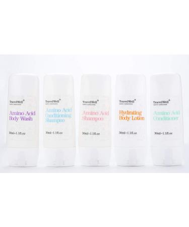 Travelwell Bulk Hotel Toiletries - 50 Individually Wrapped 30ml Shampoo & Conditioner + 50 Travel Soap Bars | Ideal for eCommerce & International Shipping - Buy Online on SooperMarket.com