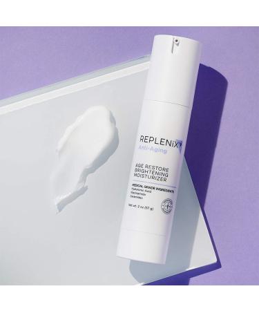 Replenix Age Restore Brightening Moisturizer 1.7 oz - Hyaluronic Acid Oil-Free Anti-Aging Facial Lotion - Buy Online on SooperMarket.com