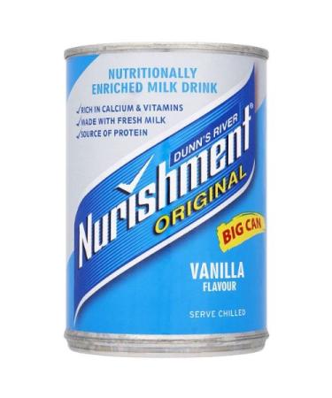 Dunns River Nurishment Original Big Can Vanilla Flavour 12 x 400gram