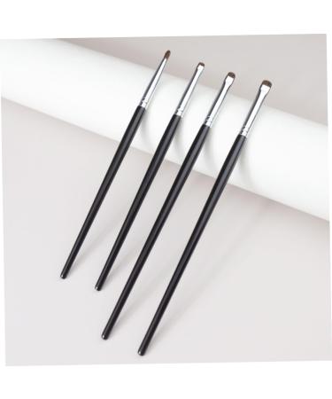 Healeved 4pcs Horse Hair Wooden Handle Eyeliner Precision Brush Black Eye Makeup Kit - Buy Online on SooperMarket.com