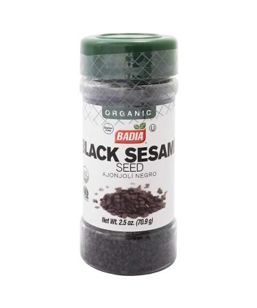 Badia Organic Black Sesame Seeds, 2.5-Ounce