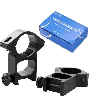 Modkin 1 Weaver Scope Rings - High Profile Rifle Scope Mounts for Picatinny/Weaver Rail (Set of 2) - Buy Online on SooperMarket.com