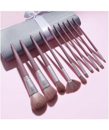 DFHBFG Makeup Brush Set - 10 Soft Hair Brushes for Blush Powder & Foundation | Universal Long Pole Design - Buy Online on SooperMarket.com