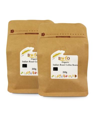 Organic Italian Roast Coffee Beans 500g (BWFO)