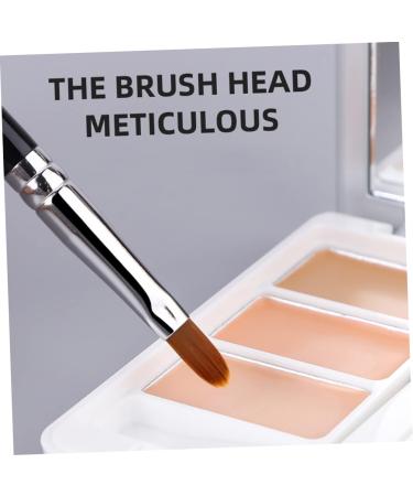 Baluue 1 Set Concealer Brush Makeup Brushe Eyeshadow Brush Makeup Handle Brush Lip Black Man-made Fiber - Buy Online on SooperMarket.com
