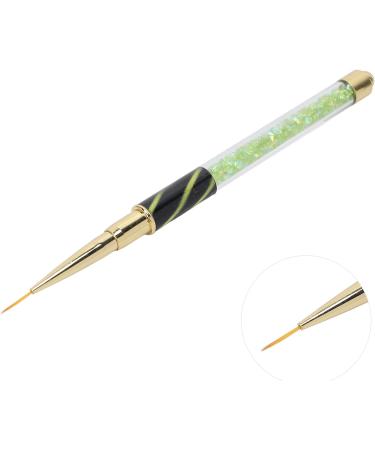 Manicure Liner Pen Nail Rhinestone Picker Dotting Pen Nail Art DIY Decoration Tool for Household Nail Shop (Green stripes (long pull cord)) - Buy Online on SooperMarket.com