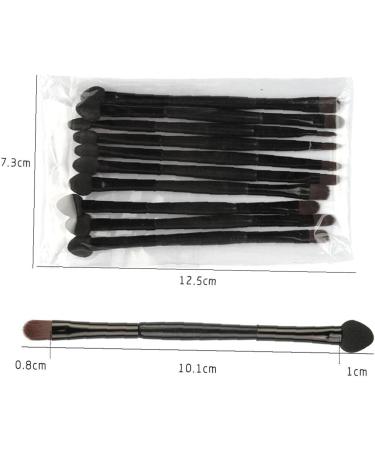 TOSSPER 10Pcs Eye Shadow Sponge Brushes - Dual Sided Makeup Applicator with Long Handle | Perfect Eyelash Cosmetic Tool for Flawless Application - International Shipping Available - Buy Online on SooperMarket.com