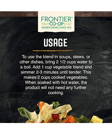 Frontier Co-op Hearty Stew Blend Soup Vegetables | Kosher | 1 lb. Bulk Bag - Buy Online on SooperMarket.com