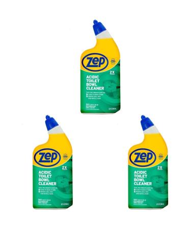 Zep Acidic Toilet Bowl Cleaner 32 Oz White Wintergreen (Pack of 3)