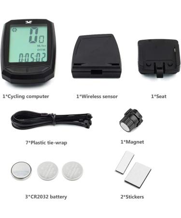 Waterproof Wireless Bicycle Speedometer LCD Odometer | Multi-Function Bike Computer - Buy Online on SooperMarket.com