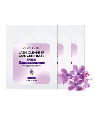 ARISON LASHES Lash Shampoo Concentrate 30ml Eyelash Cleanser Concentrate Professional Lash Extensions Shampoo-Make 3 Bottles 60ml Lash Shampoo Lavender 1.02 Fl Oz (Pack of 1)