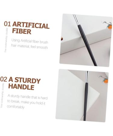 KALLORY 2pcs Eyebrow Brush Eye Makeup Eyeliner Brush Slanted Thin Eyeliner Brush Qingxian Miss Eyes 16X1CM As Shown - Buy Online on SooperMarket.com
